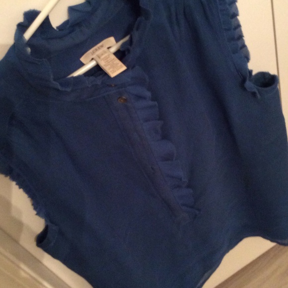 J Crew Silk tank- size 8 - Picture 2 of 3